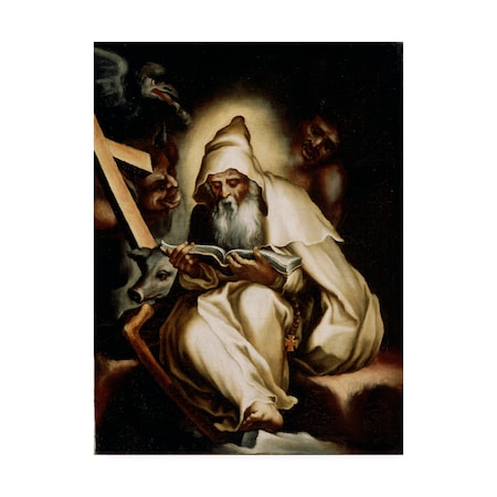 Orsi 'The Temptation Of Saint Anthony' Canvas Art,35x47
